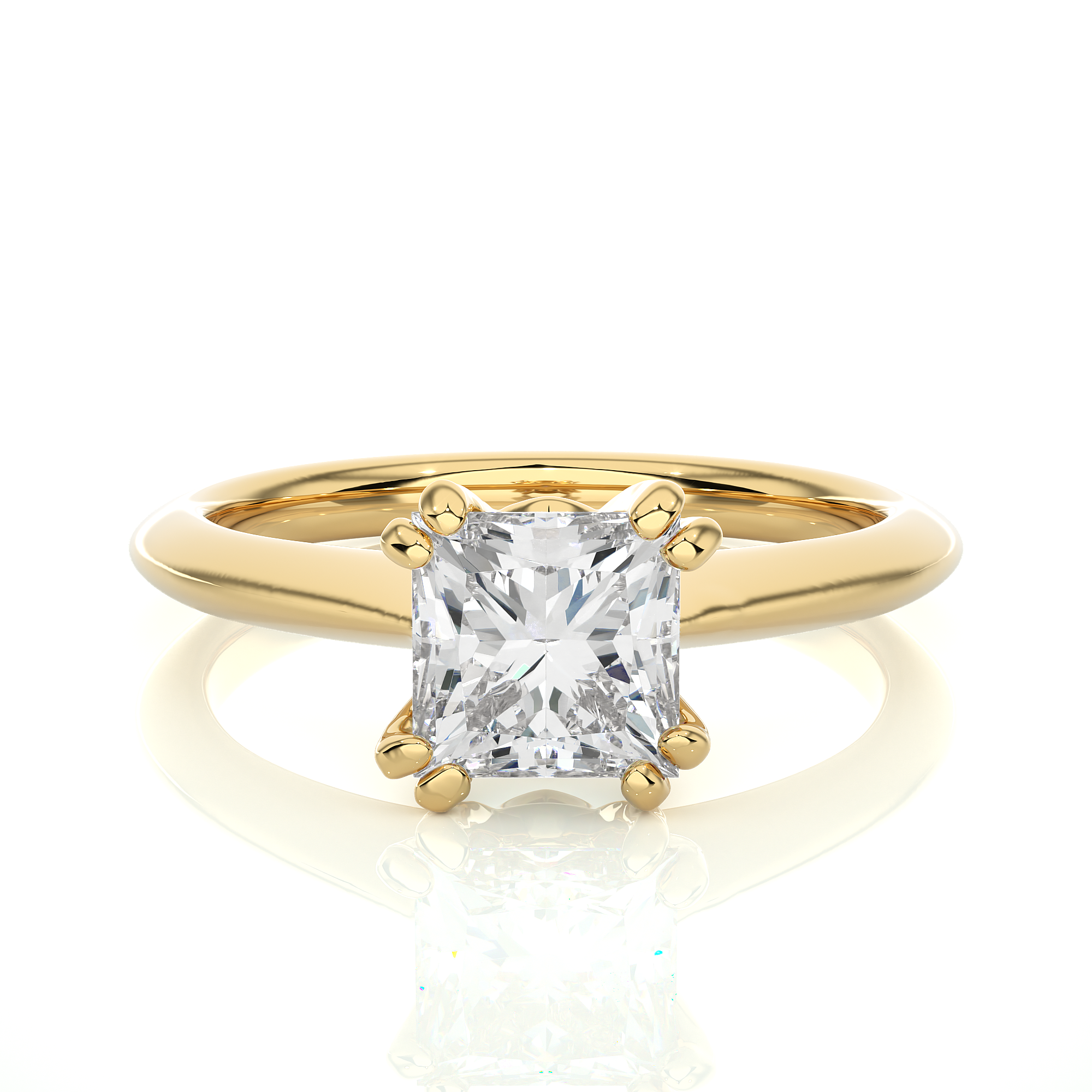 1.38 Carat G Color VS1 Clarity Diamond Studded Natural Diamond Ring.